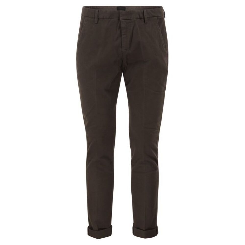 Dondup Men Gaubert - Slim-Fit Gabardine Trousers